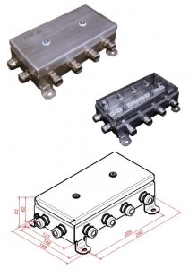 КМ-О (16к)-IP 66-1224, 12 вводов, нержавейка